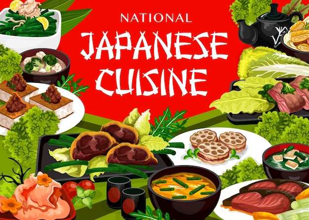 Tradycyjne Menu Dań Kuchni Japońskiej