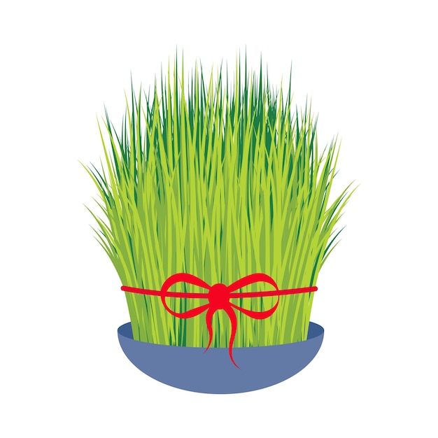 Tradycyjne święto Norooz Nawrouz wektorowy element płaski znak Samani Novruz Azerbejdżan Nowrouz Iran