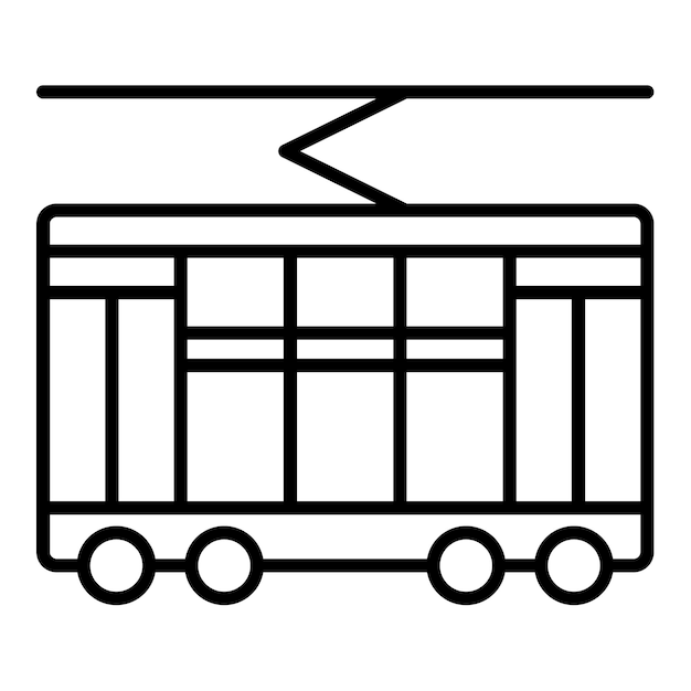 Plik wektorowy tramway icon