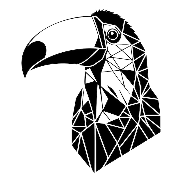 Plik wektorowy trapezoidal toucan_a