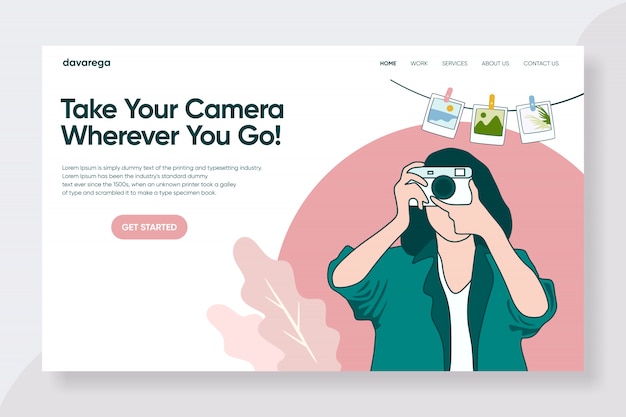 Travel Landing Page Design