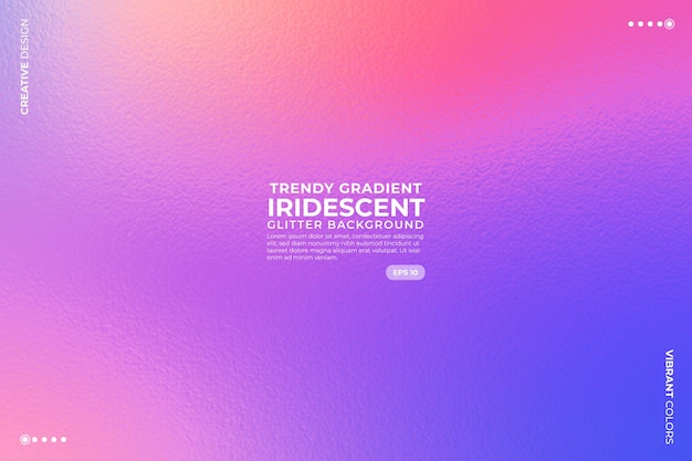 Plik wektorowy trendy gradient iridescent textured glitter tło