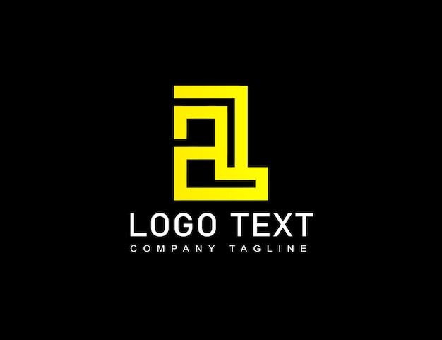 Trendy i profesjonalne litery szablon wektorowy projektowania logo