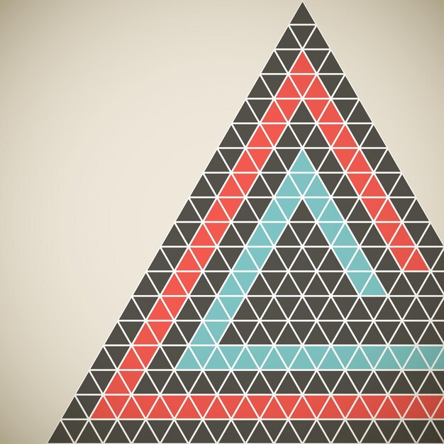 Triangle_background_retro_design_poster_template