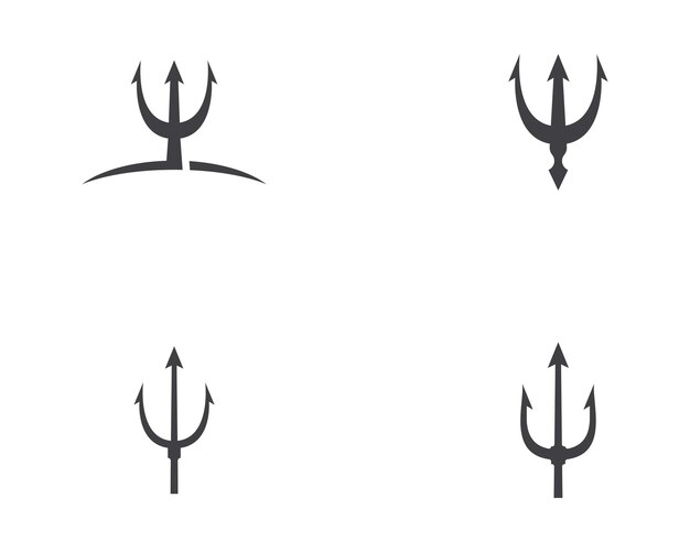 Plik wektorowy trident logo szablon wektor ikona