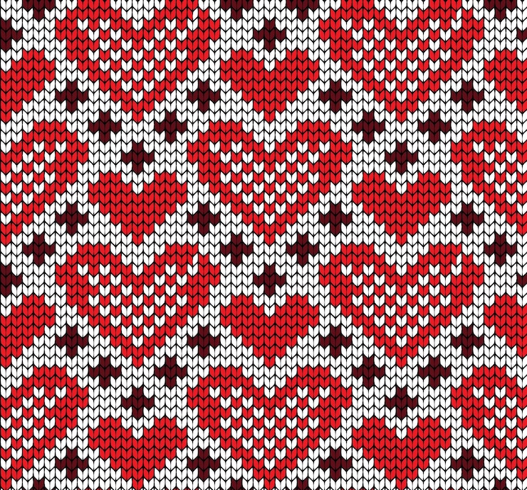 Wektor trikota tekstura bezszwowy wzór wektor bezszwowy tło dla banerów strona internetowa pocztówka tapeta odzież i projekt festive sweater design bezszwowy wzór trikota