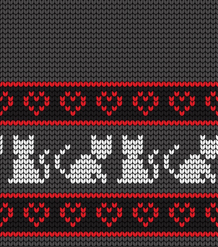 Wektor trikota tekstura bezszwowy wzór wektor bezszwowy tło dla banerów strona internetowa pocztówka tapeta odzież i projekt festive sweater design bezszwowy wzór trikota