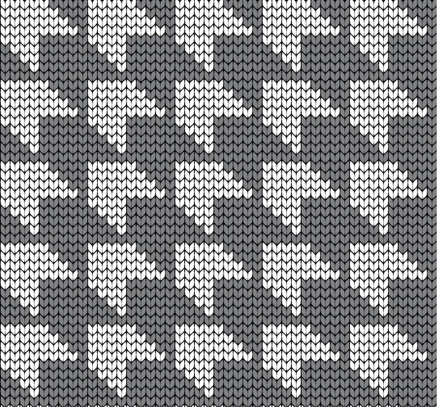 Trikota tekstura bezszwowy wzór Wektor bezszwowy tło dla banerów strona internetowa pocztówka tapeta odzież i projekt Festive Sweater Design Bezszwowy wzór trikota