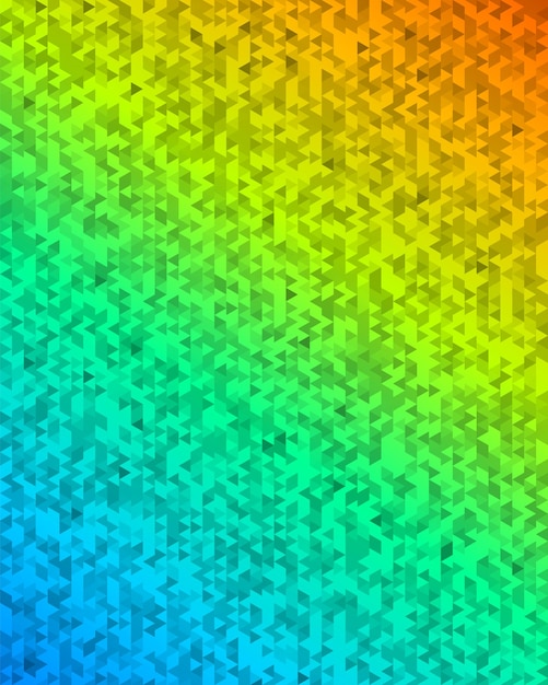 Plik wektorowy trójkąt mozaika efekt tęczy gradientu tła projektu elements04
