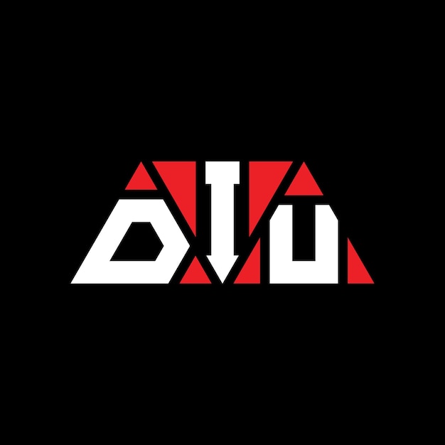 Plik wektorowy trójkątowy logo z kształtem trójkąta, trójkątny logo z monogramem, wektorowy logo z czerwonym kolorem, prosty, elegancki i luksusowy logo