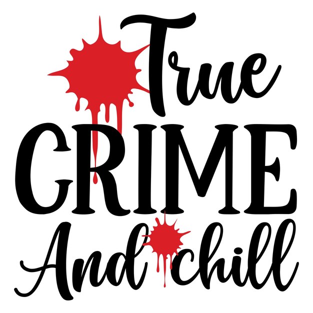 True Crime SVG projekt