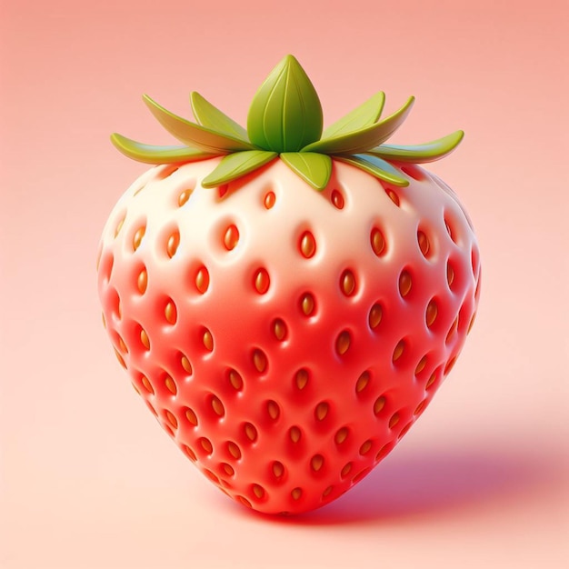 truskawka 3d ikona owoców