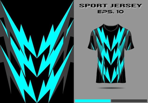 tshirt makieta grunge jersey wyścigi sportowe niebieski projekt