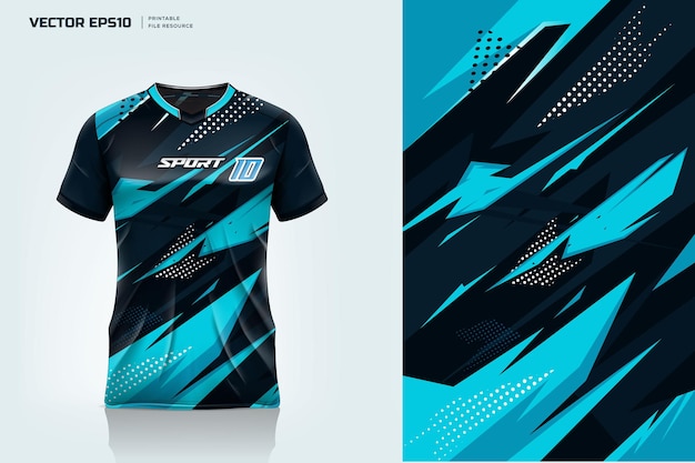 Plik wektorowy tshirt makieta projekt szablonu koszulki sportowej dla koszulki piłkarskiej zestaw piłkarski abstrakcyjny projekt grunge