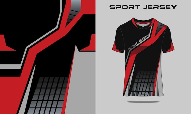 tshirt sport czerwony do gier wyścigowych w piłce nożnej