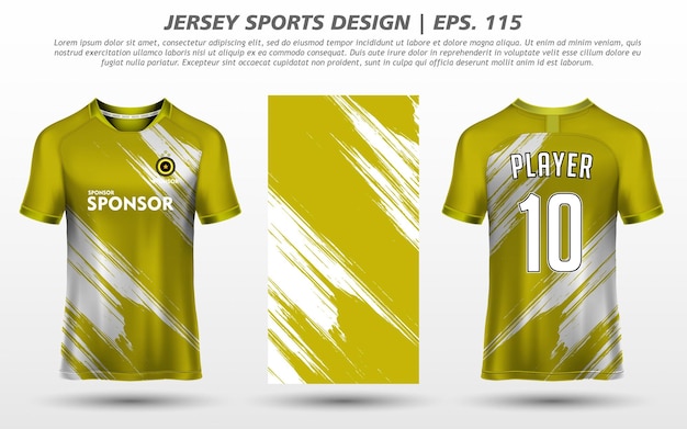 Tshirt Sport Design Makieta Abstrakcyjny szablon Pobieranie Premium