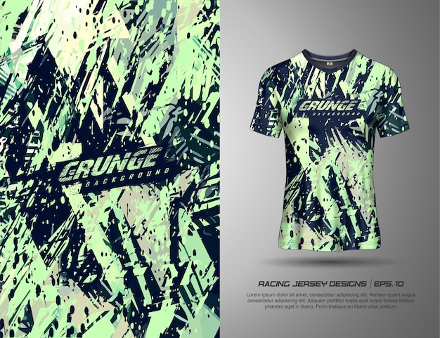 Plik wektorowy tshirt sportowy grunge tekstury tła dla koszulki piłkarskiej zjazdowe kolarstwo piłkarskie gry