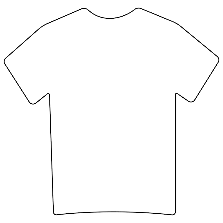 Wektor tshirt z ubraniami, jedna linia, ciągła, pojedyncza linia, którą można edytować