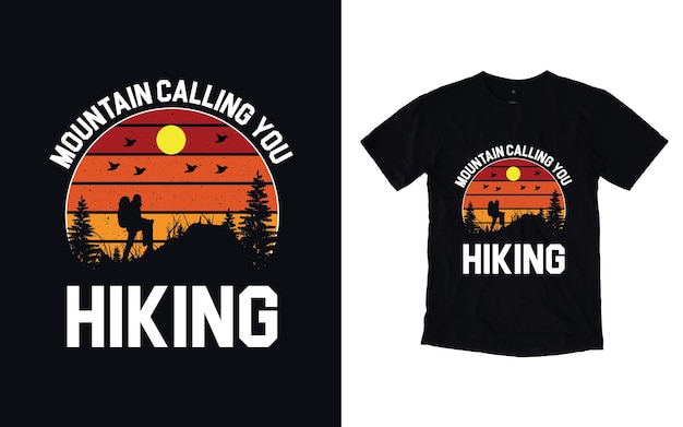 Turystyka tshirt projekt Vintage górski napis przygoda tshirts graficzny element wektora wycieczkowicz typografia