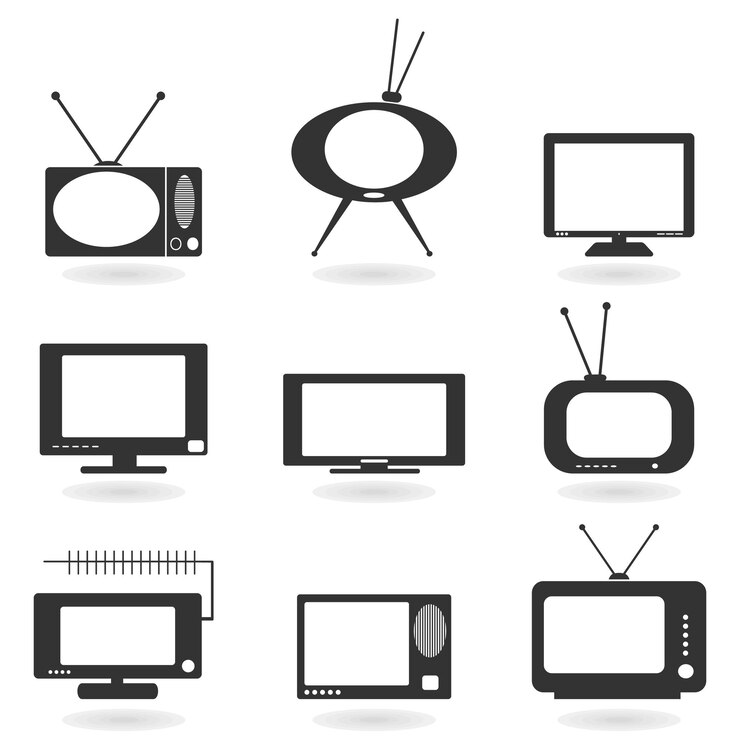 Wektor tv ikona