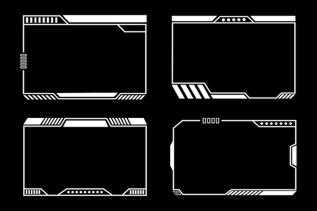 Twitch Streaming Overlay Face Border