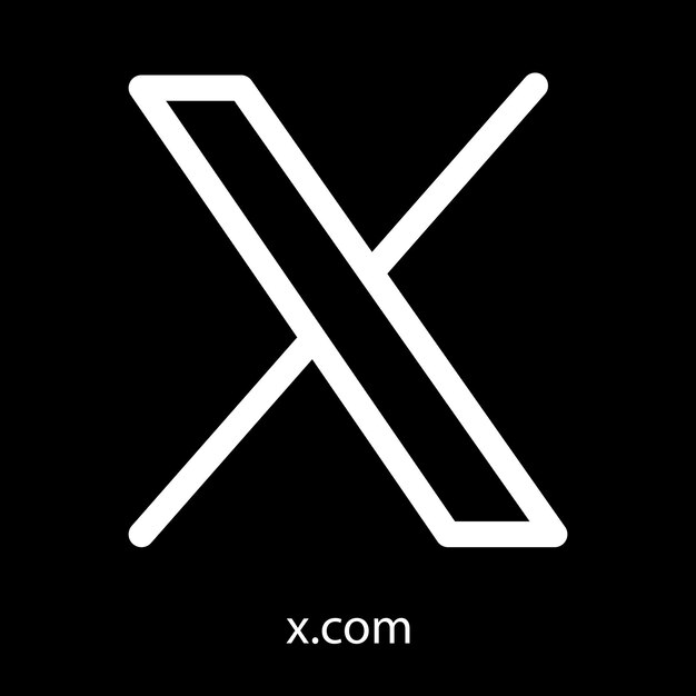 Twitter vs xcom Novation Elon Mask popularna ikona przycisku mediów społecznościowych logo instant messenger Twittera Wektor redakcyjny