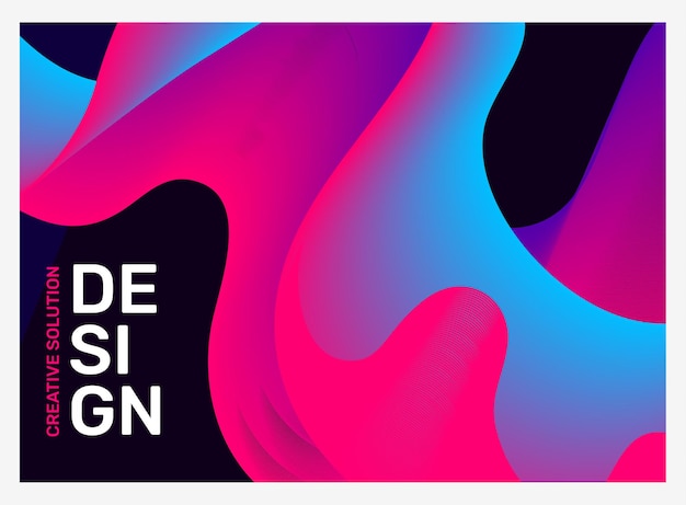 twórcza ilustracja jasnej abstrakcji biznesowej z tekstem. abstrakcyjne tło geometryczne