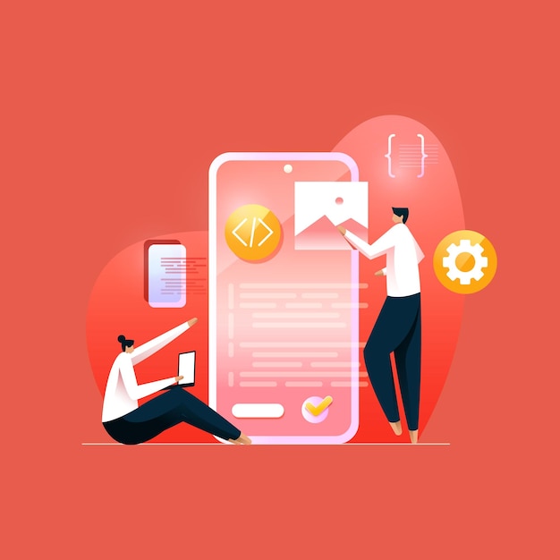Tworzenie aplikacji mobilnych, szkielet interfejsu aplikacji mobilnej, zespół projektowania i testowania UI UX