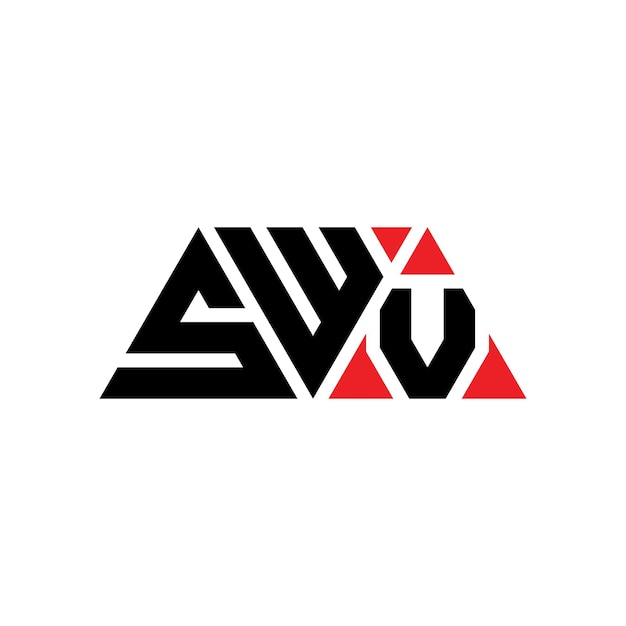 Plik wektorowy tworzenie logo w kształcie trójkąta, monogram, wektor trójkątny, wzór logo z czerwonym kolorem, logo prosty, elegancki i luksusowy.