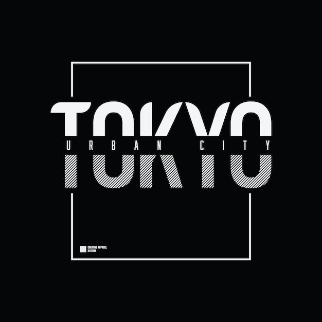 Typografia Ilustracyjna Tokio Idealna Do Projektowania Koszulek