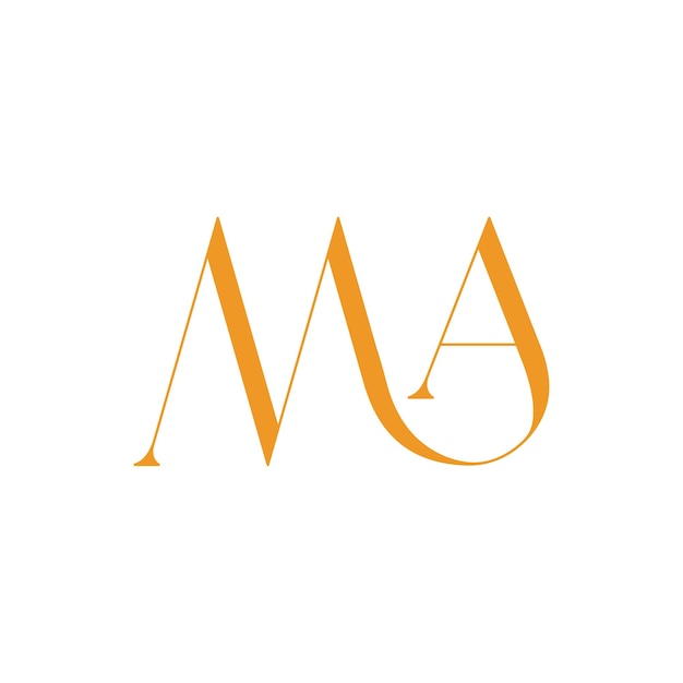 Typografia List Ma Projektowanie Logo