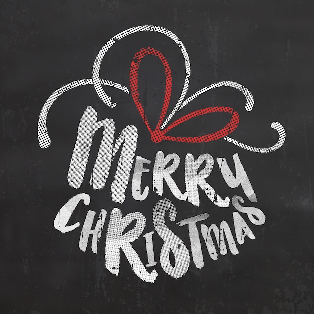 Plik wektorowy typographicmerry christmas