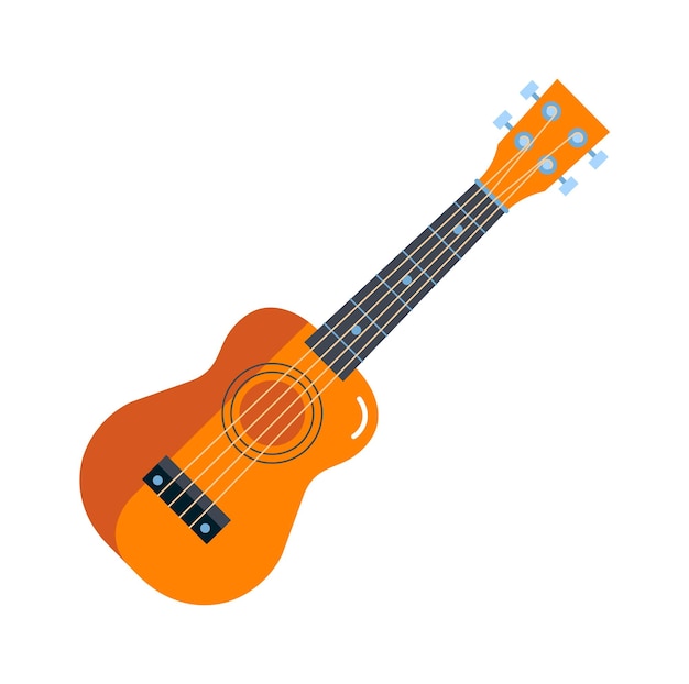 Ukulele Gitara Instrument Muzyczny Ilustracji Wektorowych