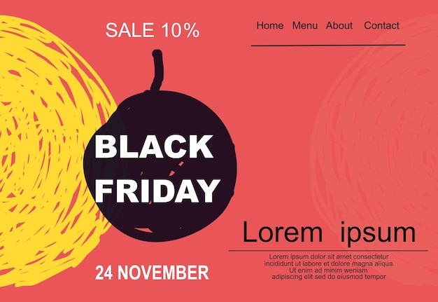 Ulotka Dotycząca Sprzedaży Black Friday W Listopadzie