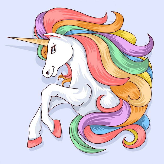 Unicorn Full Colour Rainbow