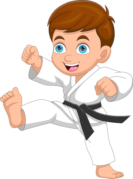 uroczy karate kid kreskówka