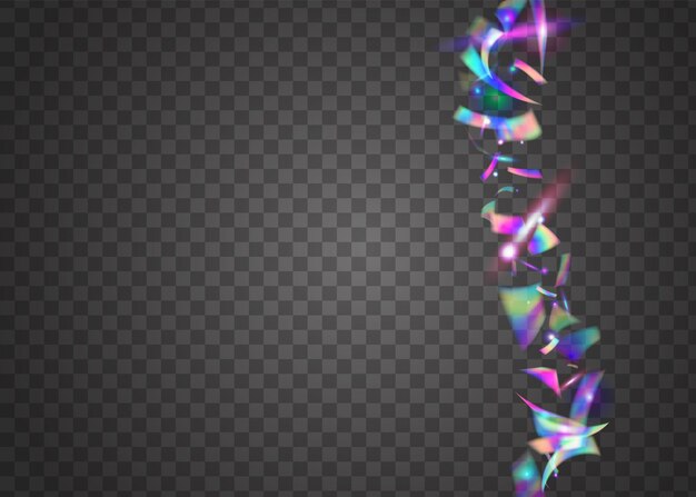 Plik wektorowy urodzinowy blichtr metalowy świąteczny tło fioletowy efekt laserowy