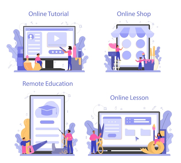 Usługa online lub zestaw platform dla szkół artystycznych
