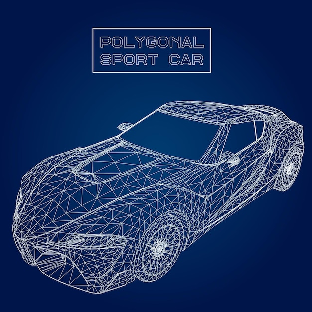 Plik wektorowy ustaw abstrakcyjne tło wektor koncepcji kreatywnej modelu samochodu 3d samochód sportowy