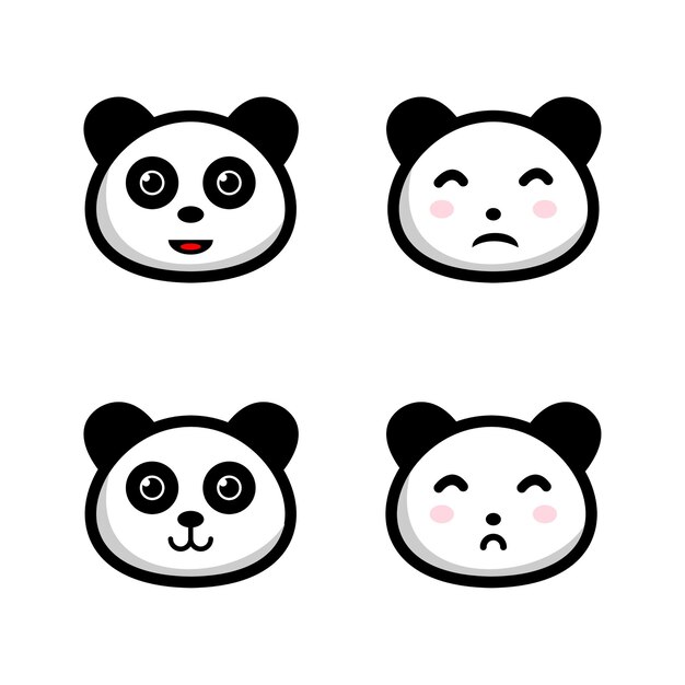 Ustaw Projekt Logo ładny Panda