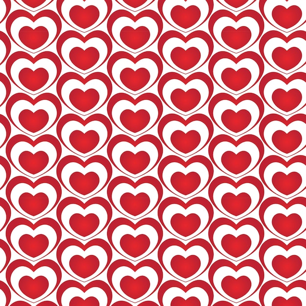 Valentine i serce bezszwowe tło wzórWzór serca Vector Art Icons and Graphics