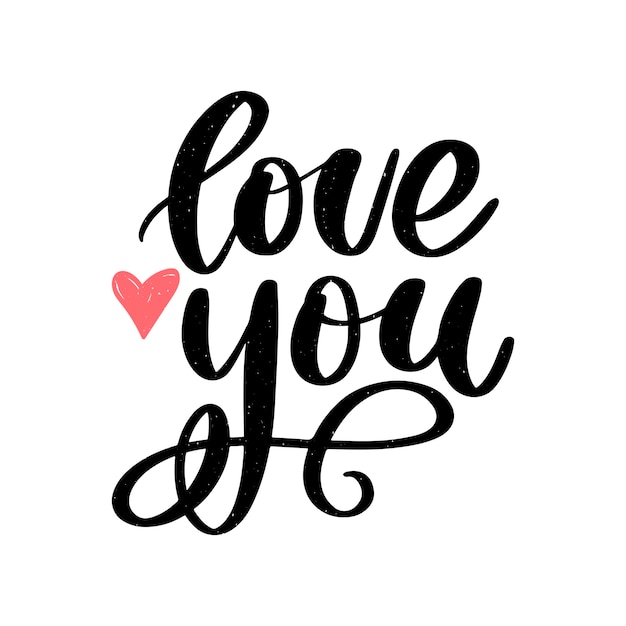 Valentine karty z typografią