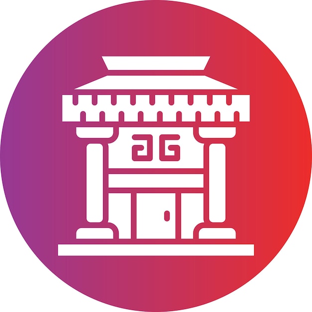 Vector Design Architecture Museum Icon Style (Muzeum Architektury Wektorowej)