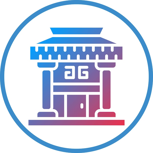 Vector Design Architecture Museum Icon Style (Muzeum Architektury Wektorowej)