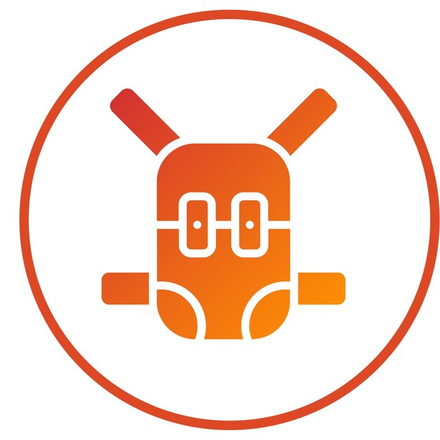 Vector Design Baby carrier Icon Style (Styl ikonowy)