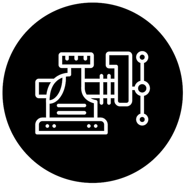 Vector Design Electric Kale Slicer Icon Style
