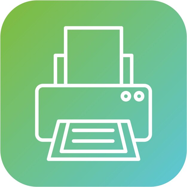 Plik wektorowy vector design printer icon style