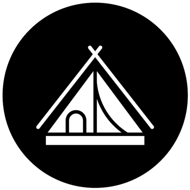 Plik wektorowy vector design tent icon style