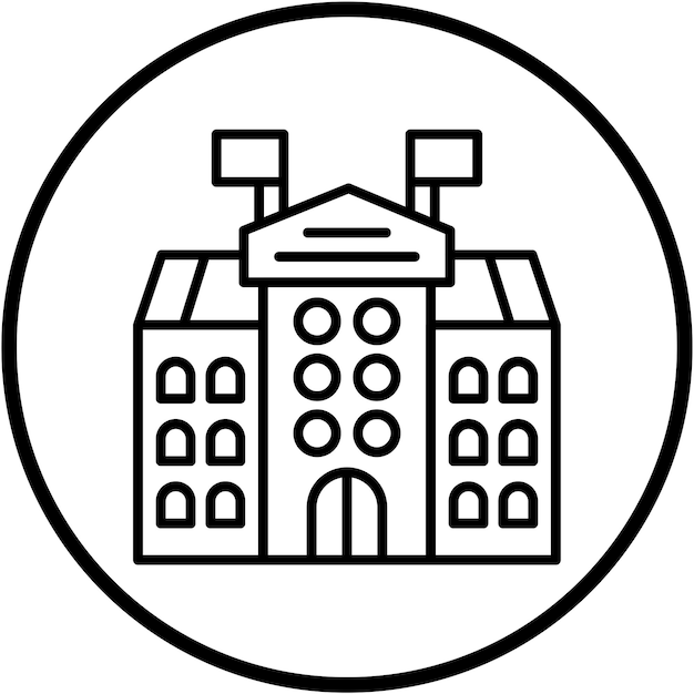 Vector Design University Icon Style (Styl ikon uniwersyteckich wektorów)