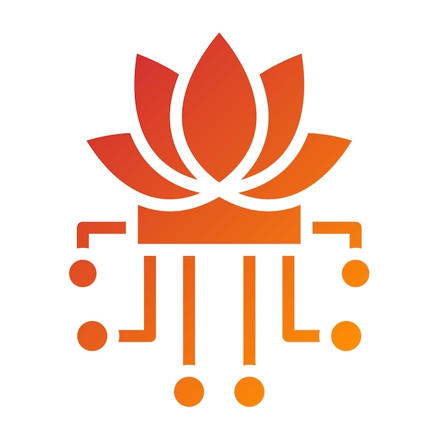 Vector Design Wellness Network Icon Style (Styl ikony sieci zdrowia wektorowej)